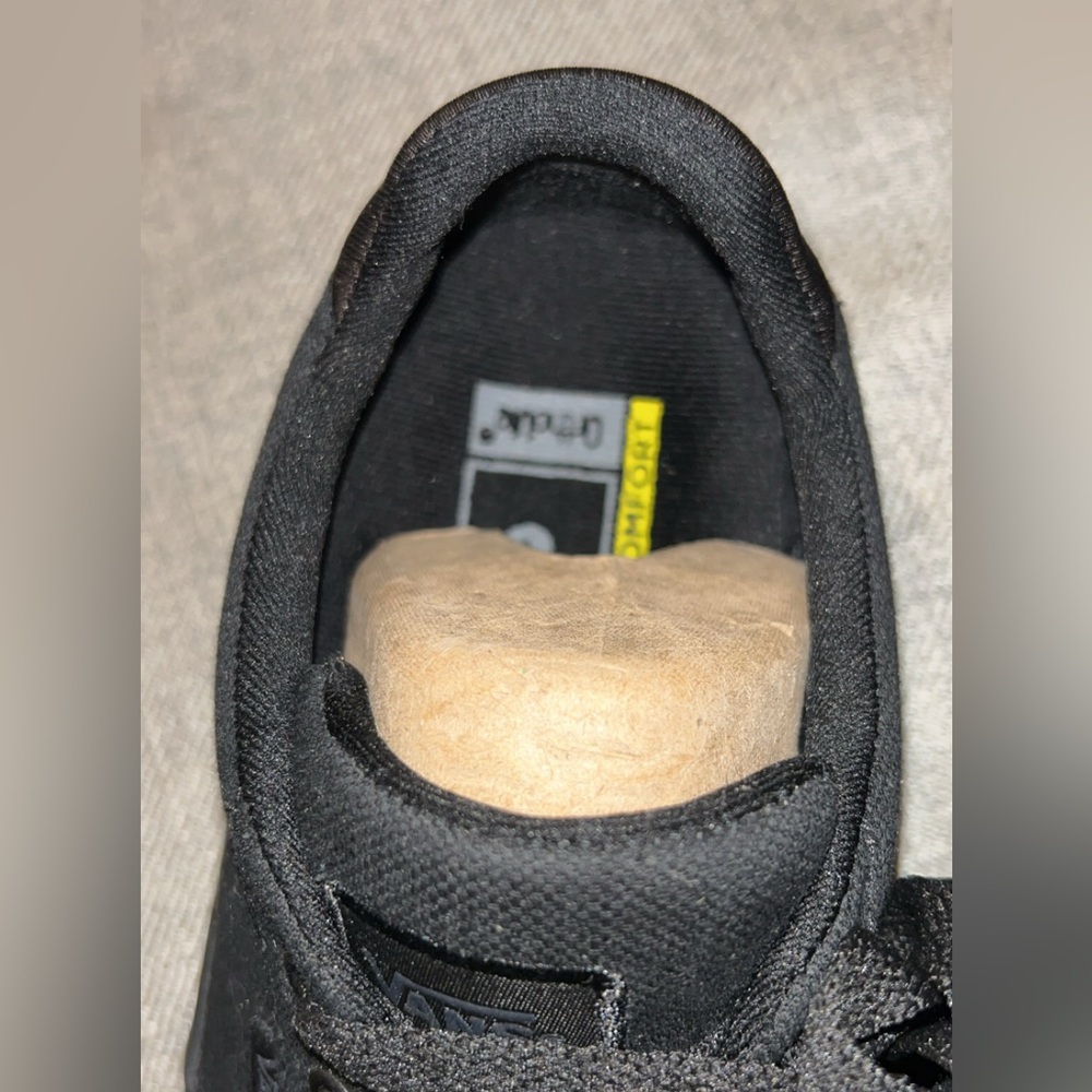 Vans Black Low-Top Canvas Sneakers - Picture 5 of 7